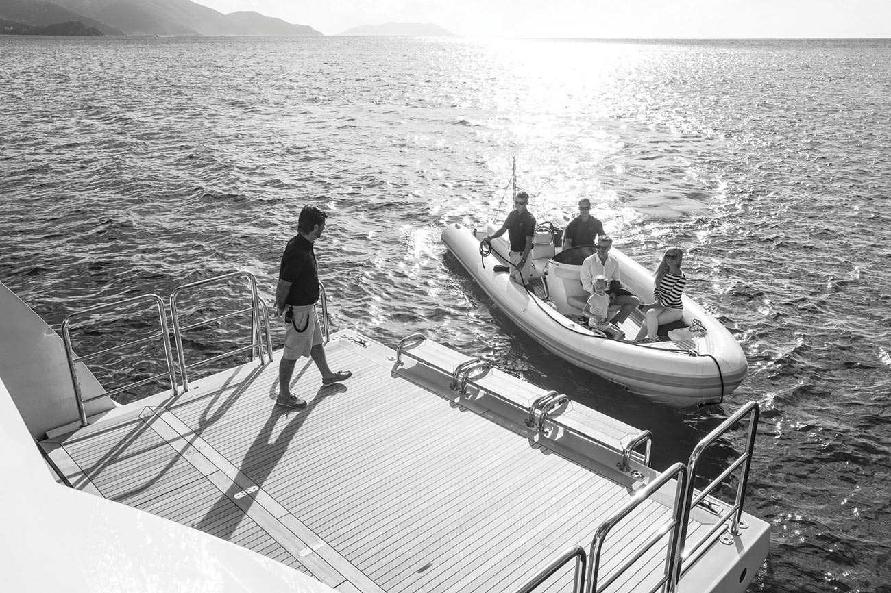 Arrival onboard a charter yacht in the BVIs