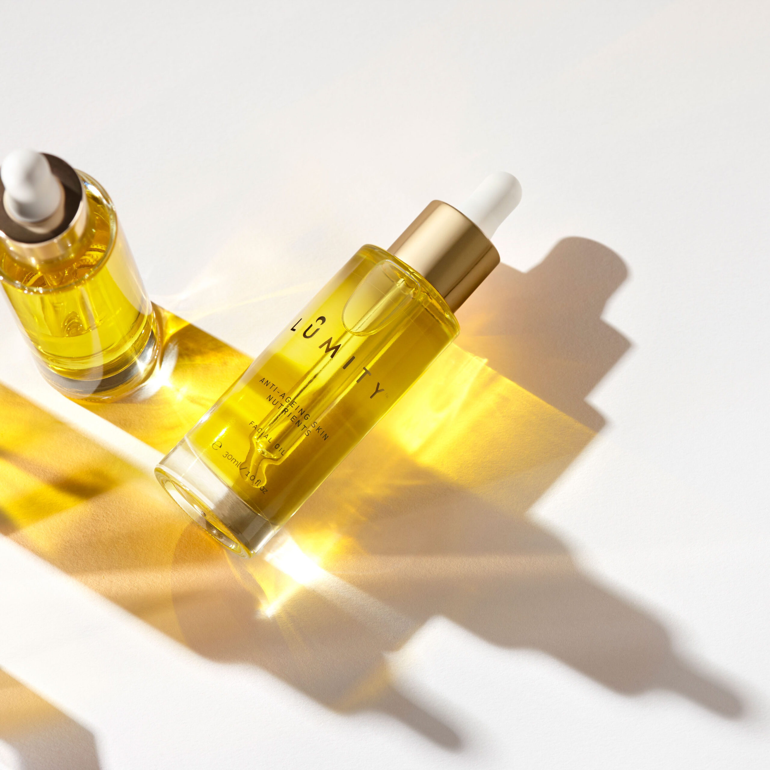 Lumity essential oil product shoot